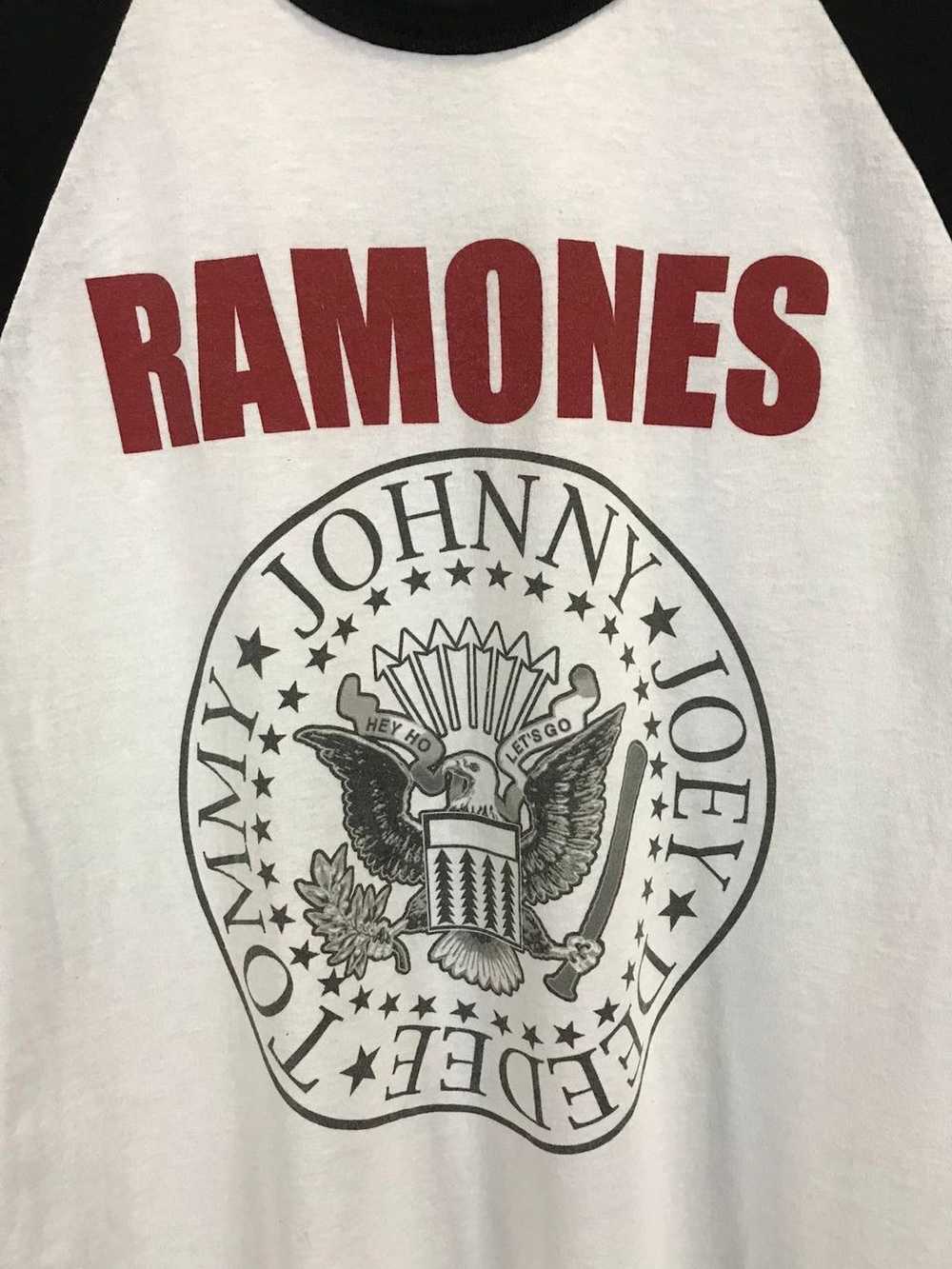 Band Tees × Rock T Shirt Ramones rock band big lo… - image 3