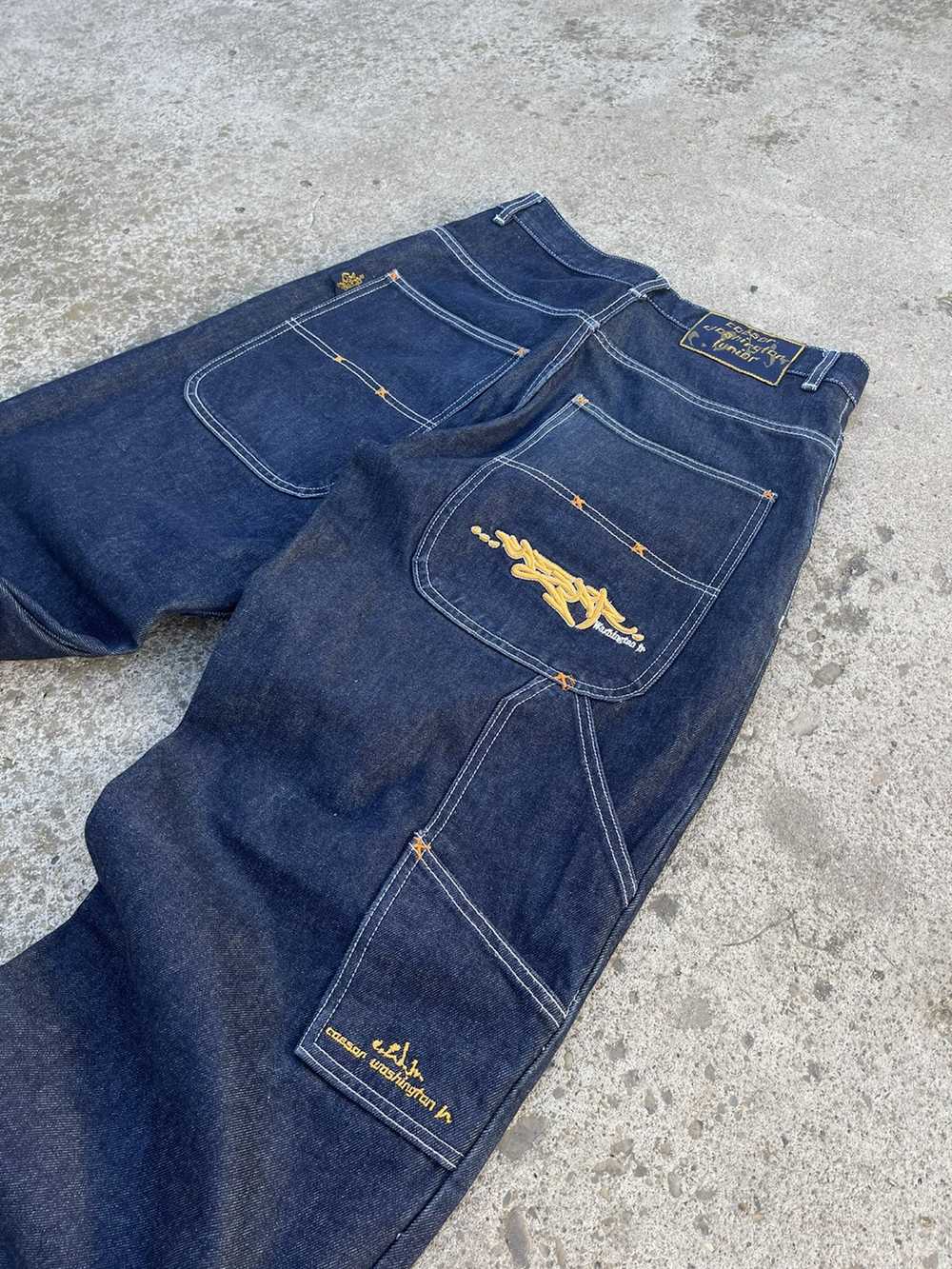 Distressed Denim × Jnco Caesar Washington Jr Jeans - image 2