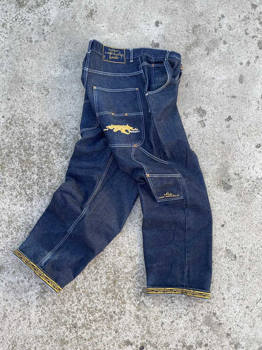 Distressed Denim × Jnco Caesar Washington Jr Jeans - image 9