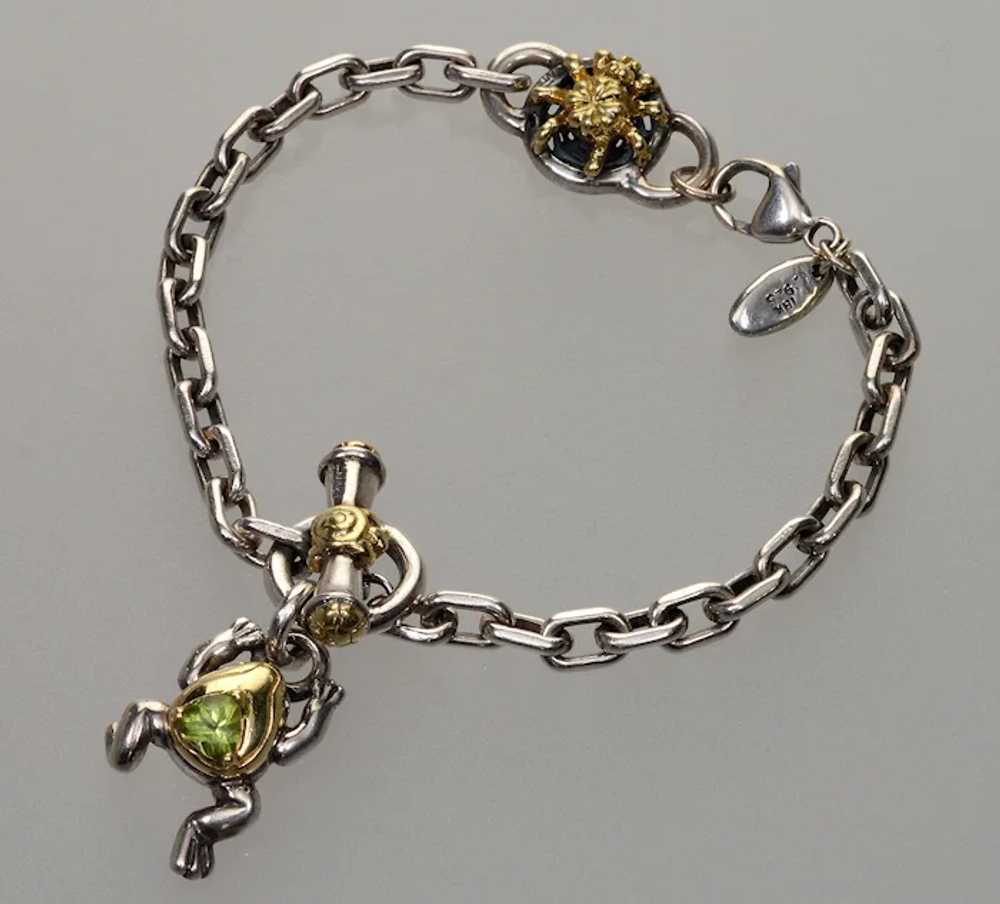 Saint by Sarah Jane 18K Sterling Frog Spider Brac… - image 3