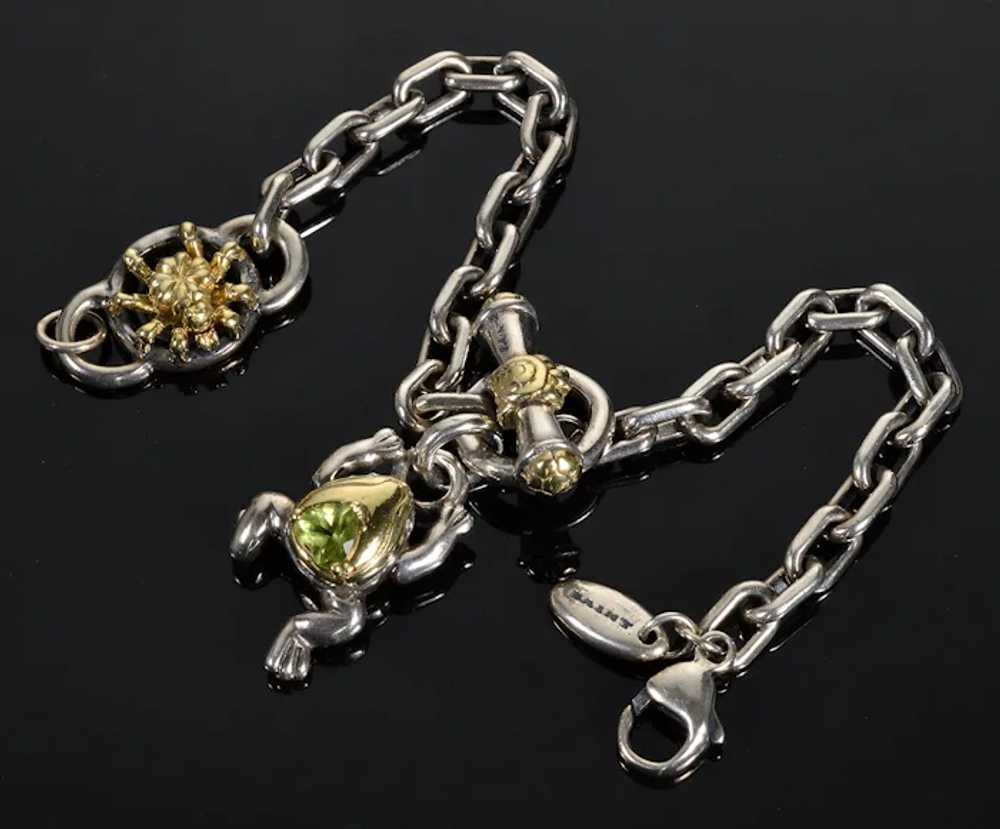 Saint by Sarah Jane 18K Sterling Frog Spider Brac… - image 4