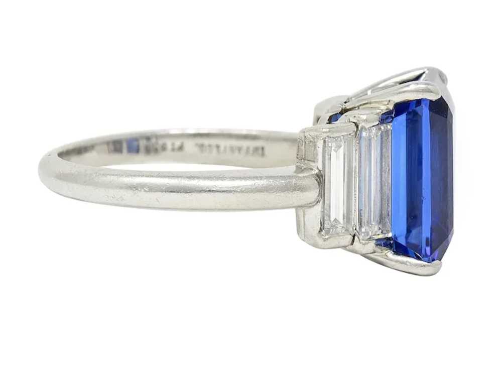 Tiffany & Co. 7.92 CTW Tanzanite Diamond Platinum… - image 3