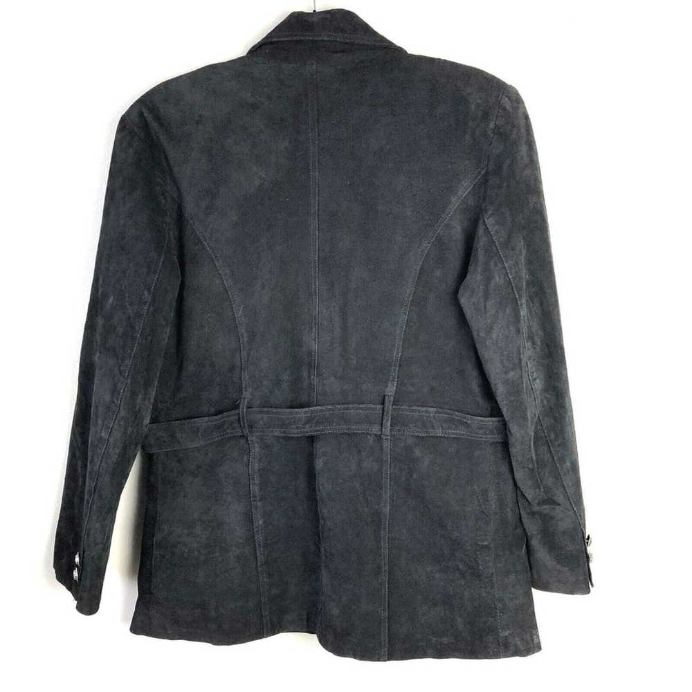 Jaqueline Ferrar Vintage Suede Jacket Womens M Be… - image 10