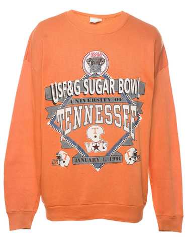 Orange Sugar Bowl 1991 Printed Sweatshirt - XL