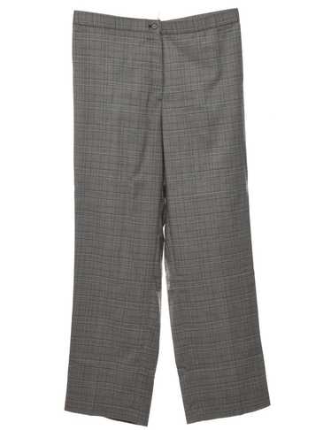 Grey Checked Trousers - W33 L29 - image 1