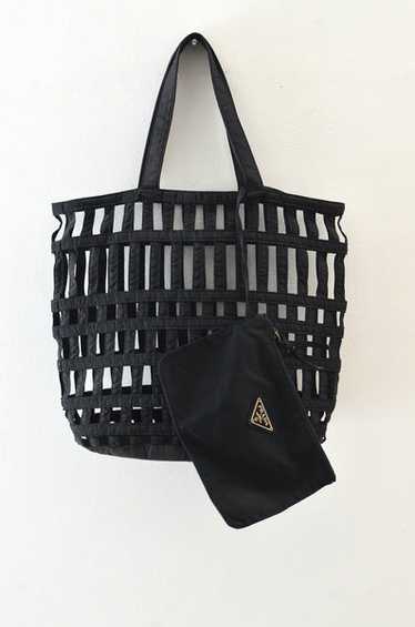 Prada Cutout Nylon Tote - image 1