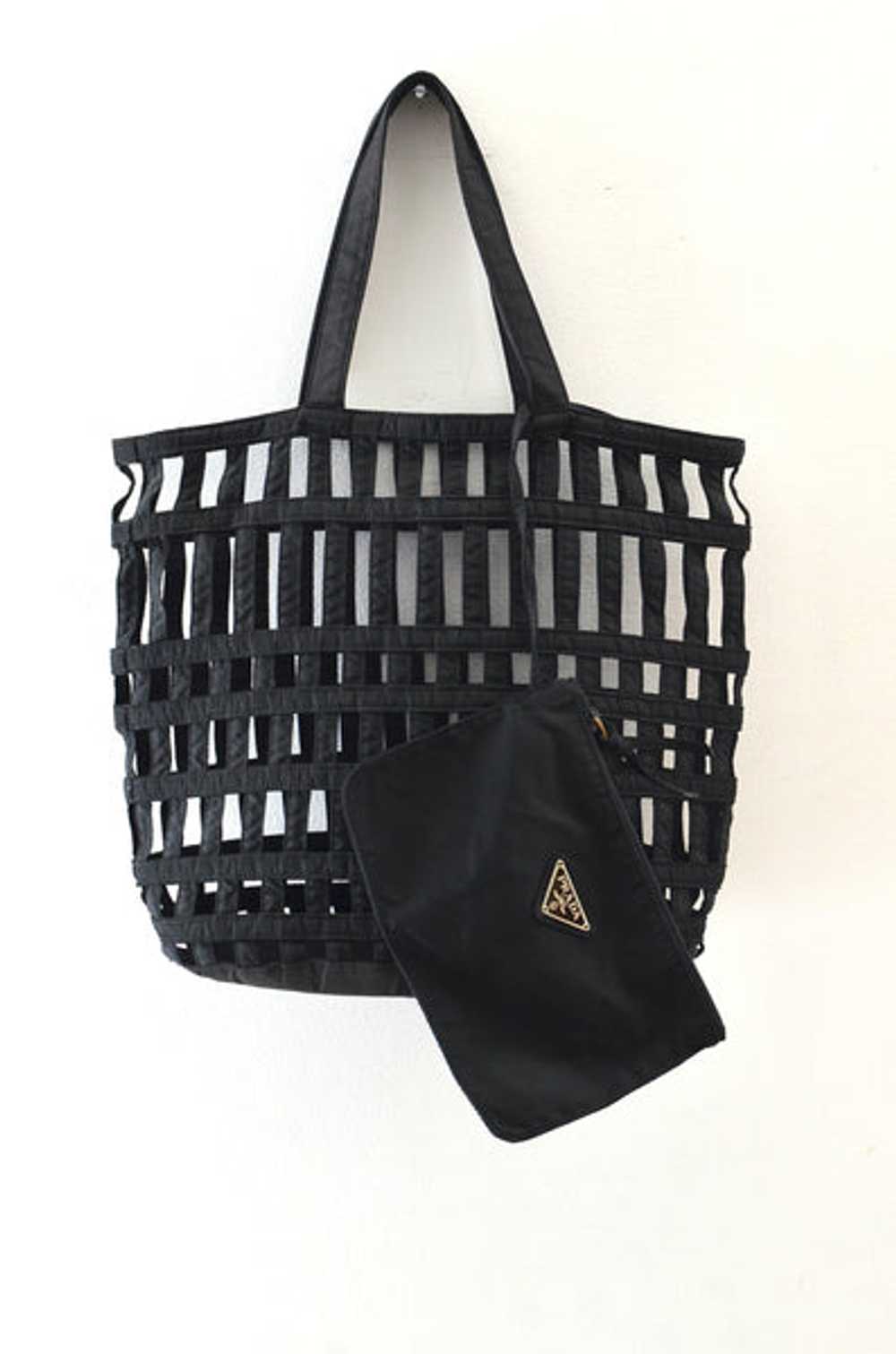 Prada Cutout Nylon Tote - image 9