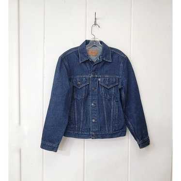 LEVIS - Vtg 80s 70506 0216 Type III Faded Denim Blue Jean