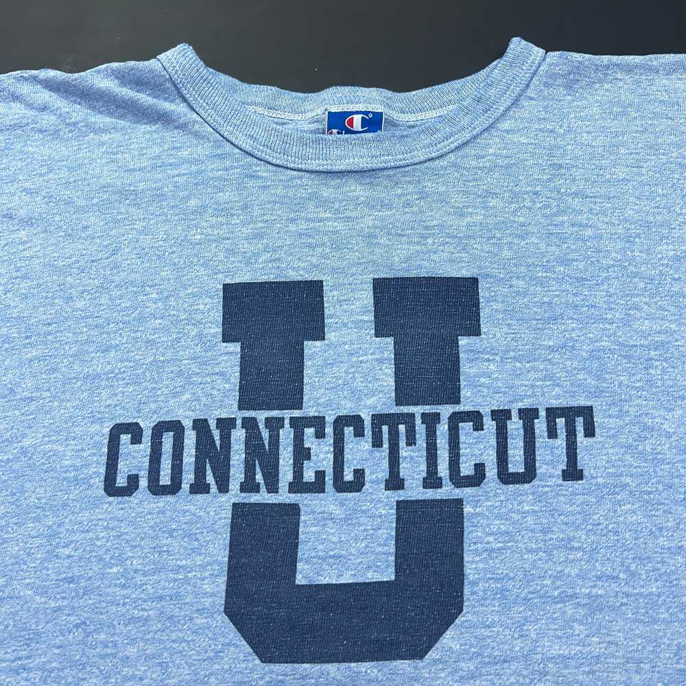 Vintage University Of Connecticut Champion Shirt M - image 1