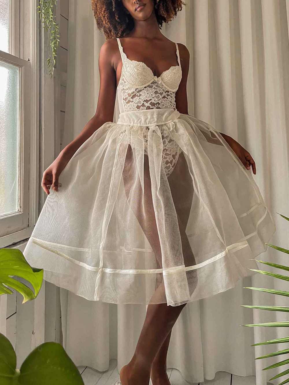 50s Sheer Petticoat Skirt - image 3