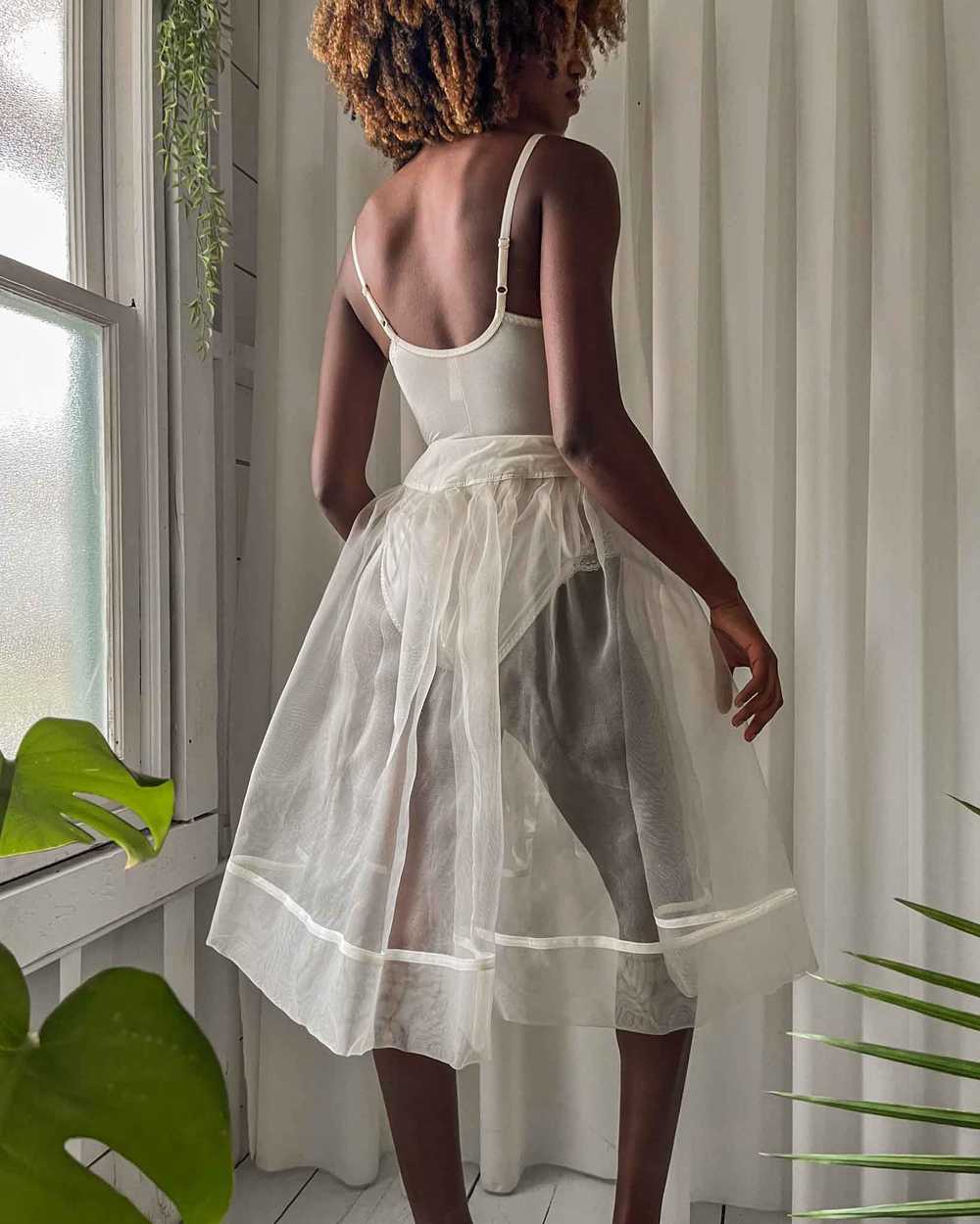 50s Sheer Petticoat Skirt - image 4