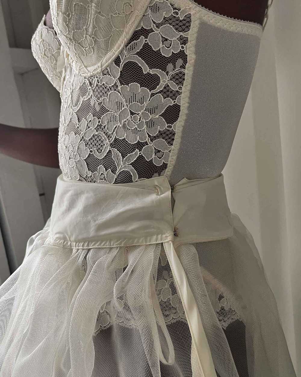 50s Sheer Petticoat Skirt - image 6