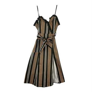 Thakoon Striped Ruffle Dress