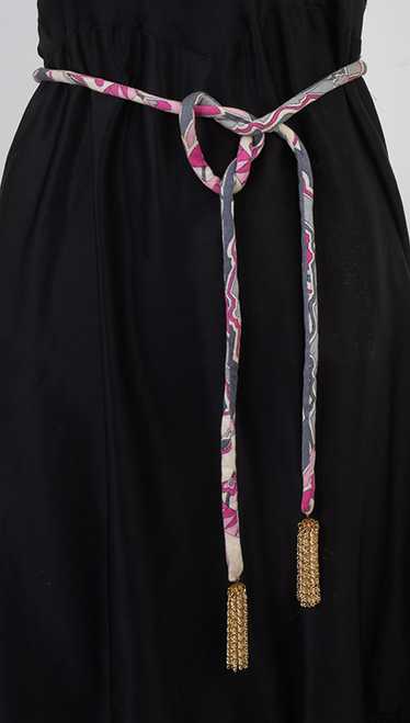 1960s Pucci Silk Rope Belt - image 1