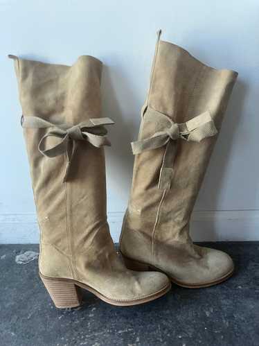 Humanoid Tan Suede Boots