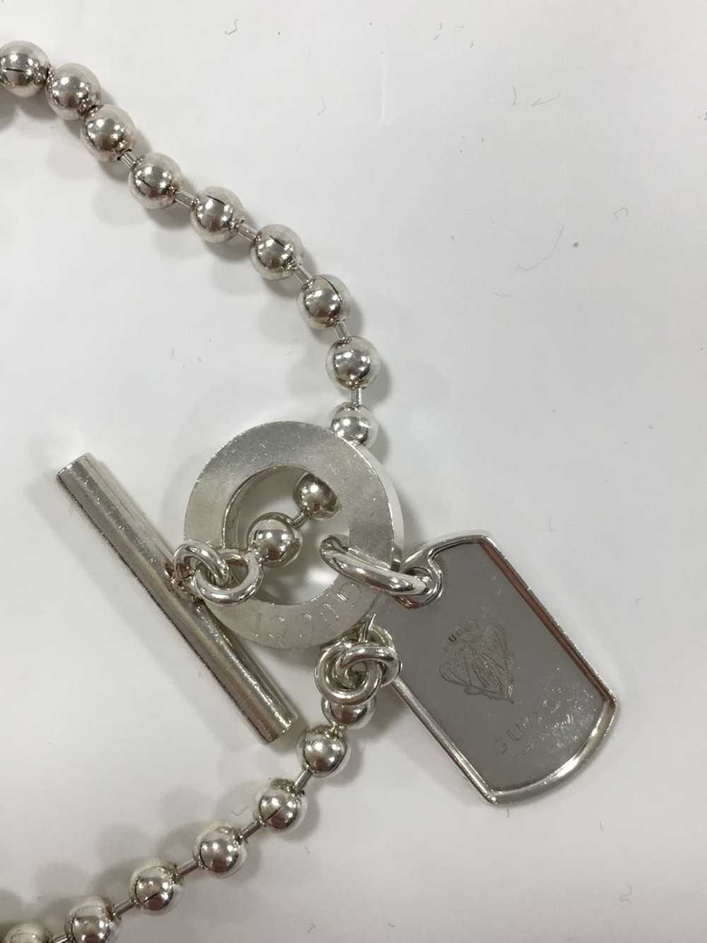 GUCCI Ball Chain Bracelet SV925 Silver Accessory … - image 2