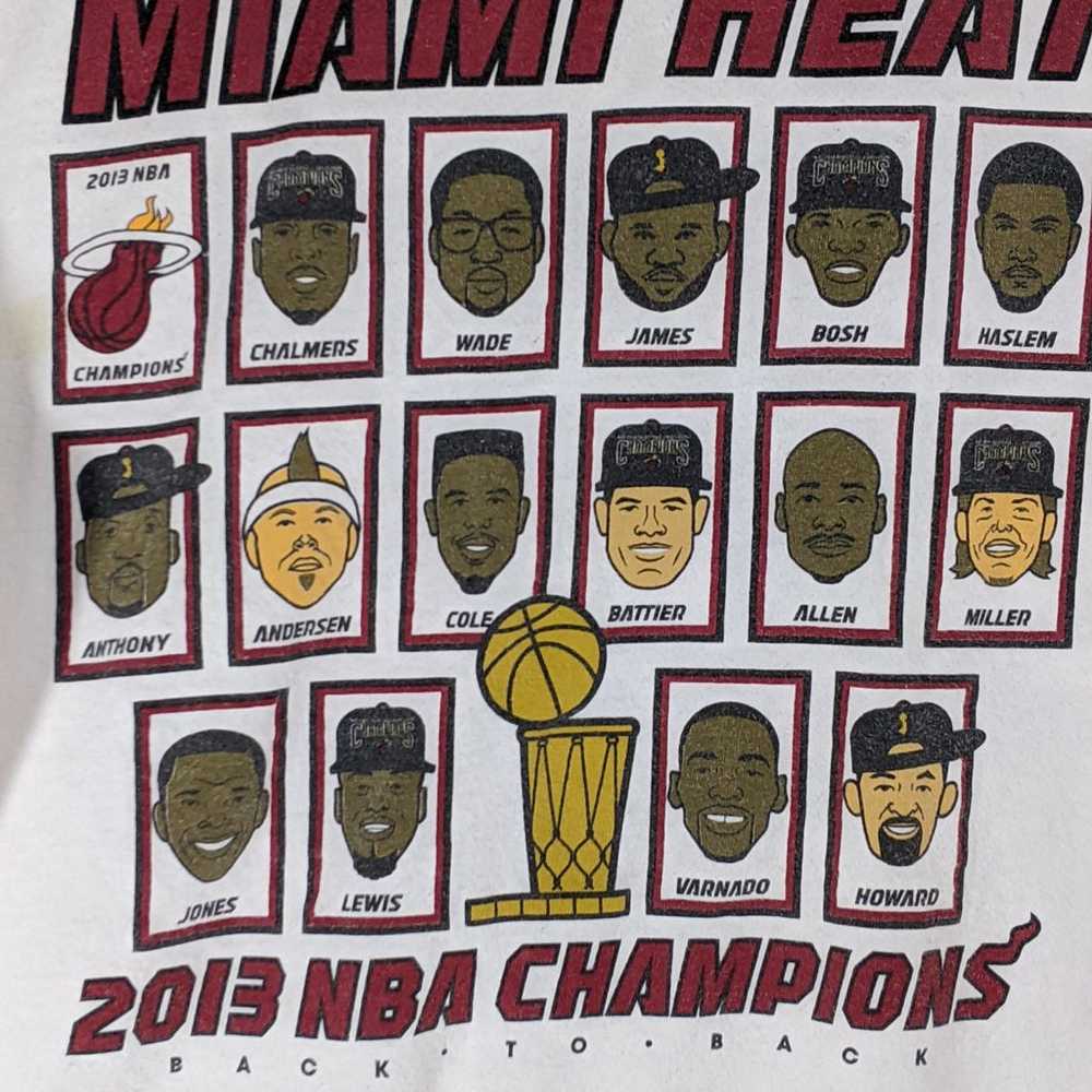 Miami Heat 2013 Nba Champions Shirt - image 3
