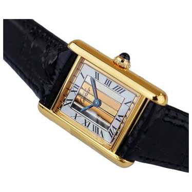 Cartier Tank Must silver gilt watch - image 1