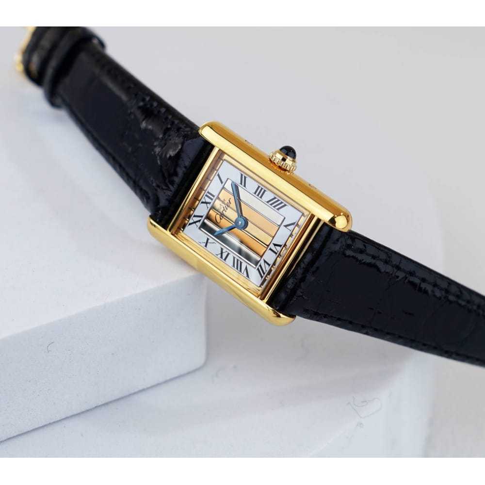 Cartier Tank Must silver gilt watch - image 2