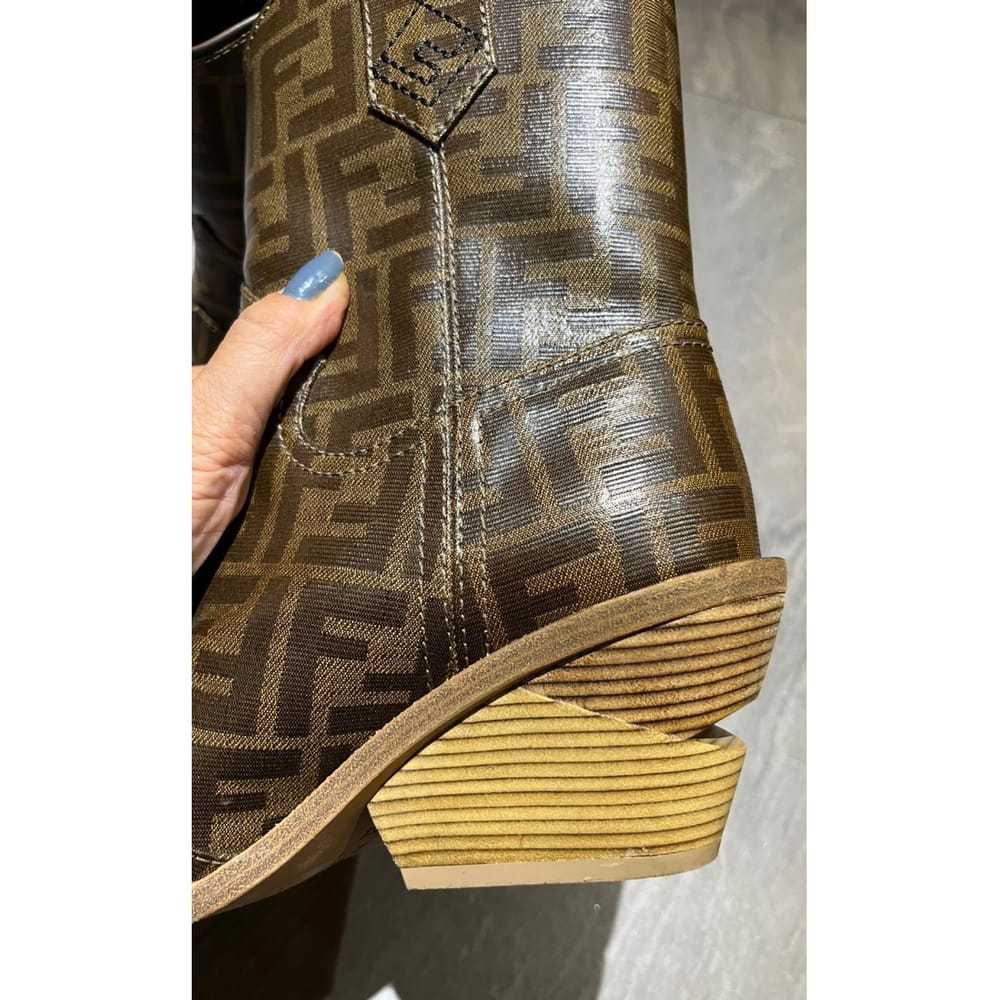 Fendi Cowboy leather riding boots - image 6