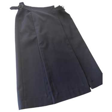 Soeur Wool mid-length skirt