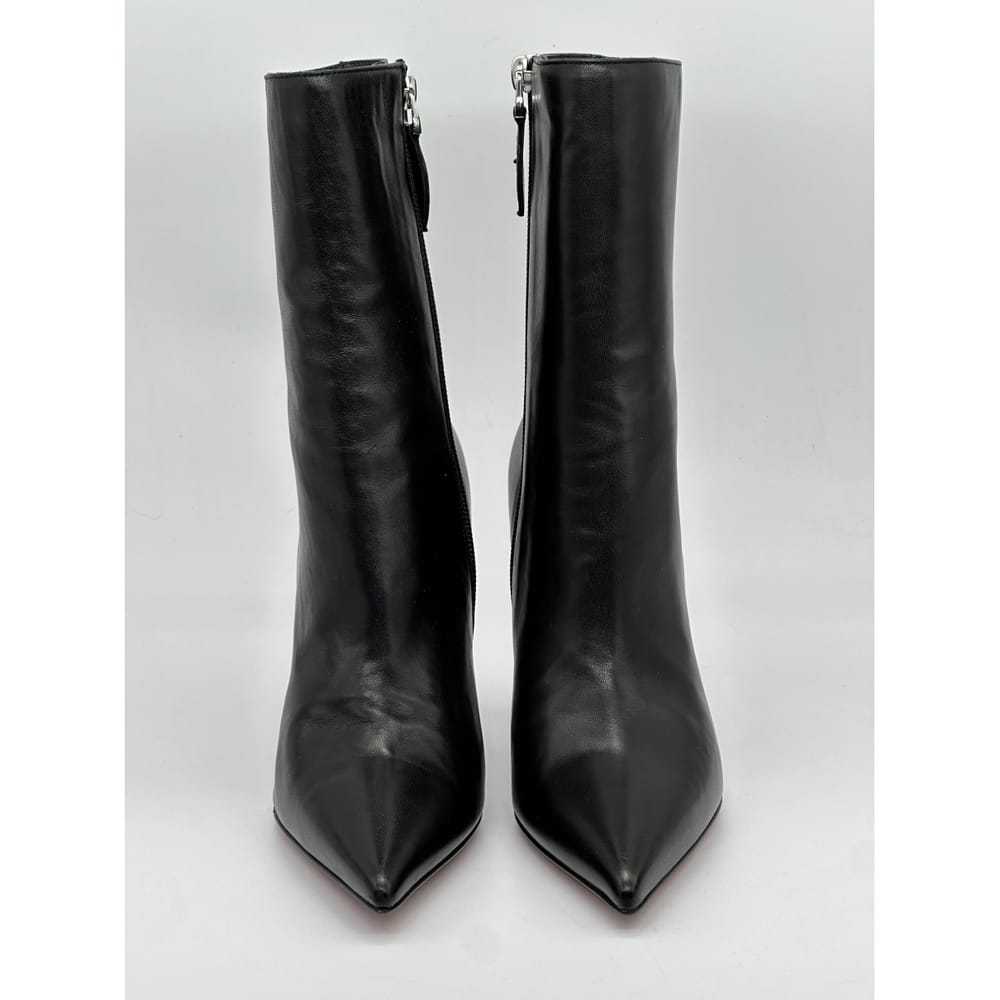 Amina Muaddi Leather ankle boots - image 4
