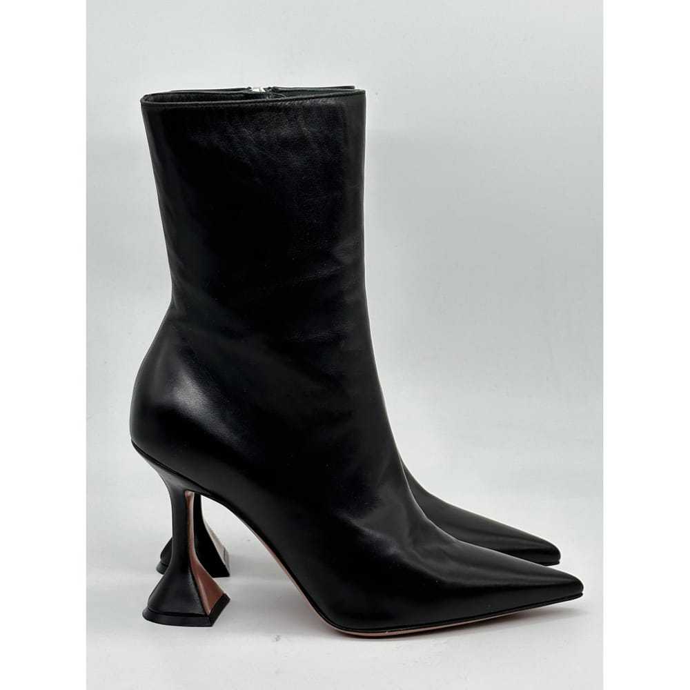 Amina Muaddi Leather ankle boots - image 5