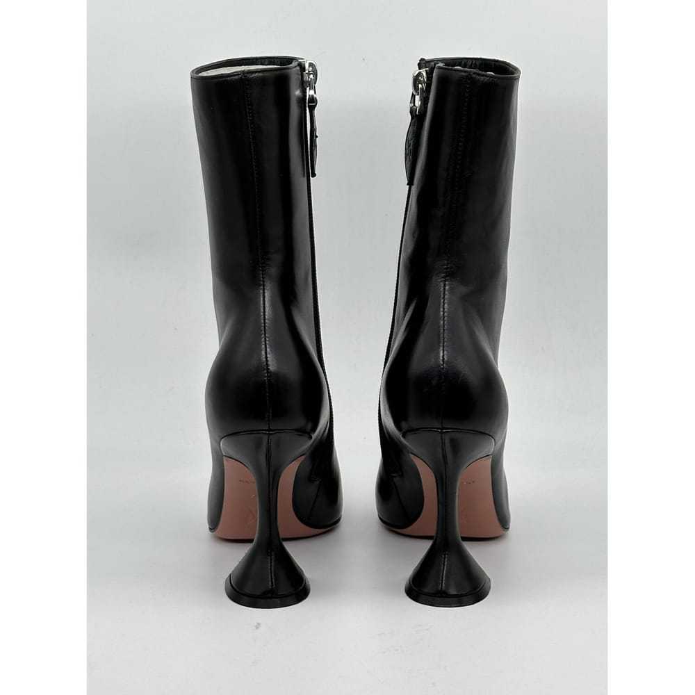 Amina Muaddi Leather ankle boots - image 7