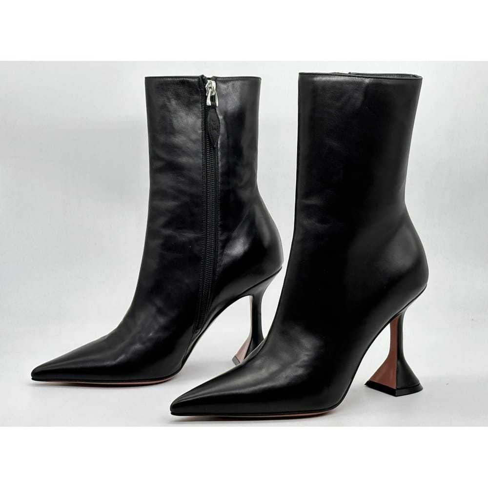 Amina Muaddi Leather ankle boots - image 9