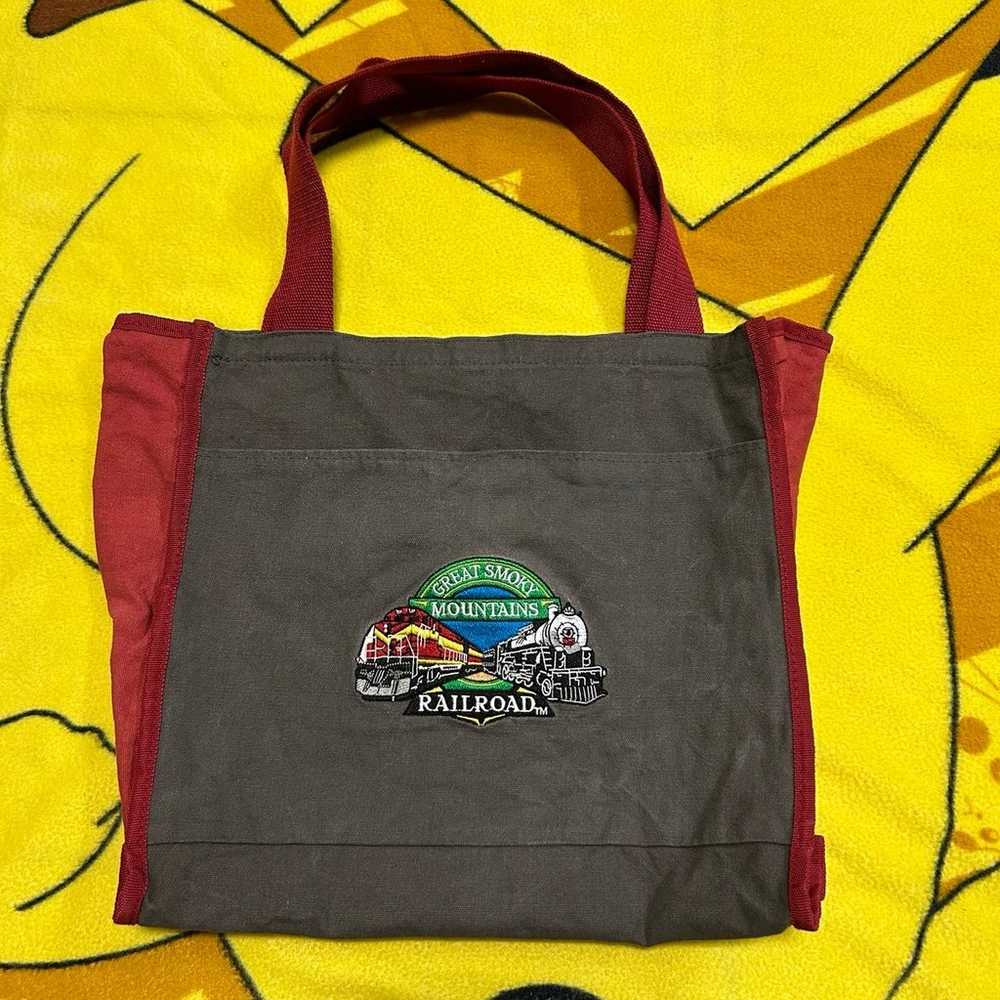 Vintage Great Smoky Mountains Tote Bag - image 1