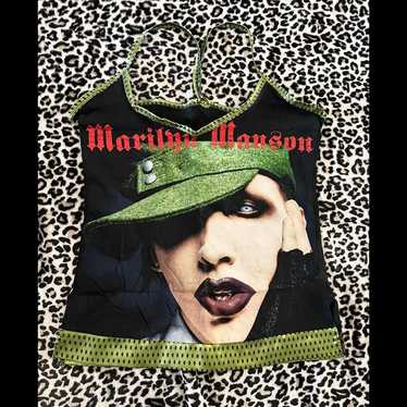 Vintage Marilyn Manson Upcycled DIY Golden Age of… - image 1
