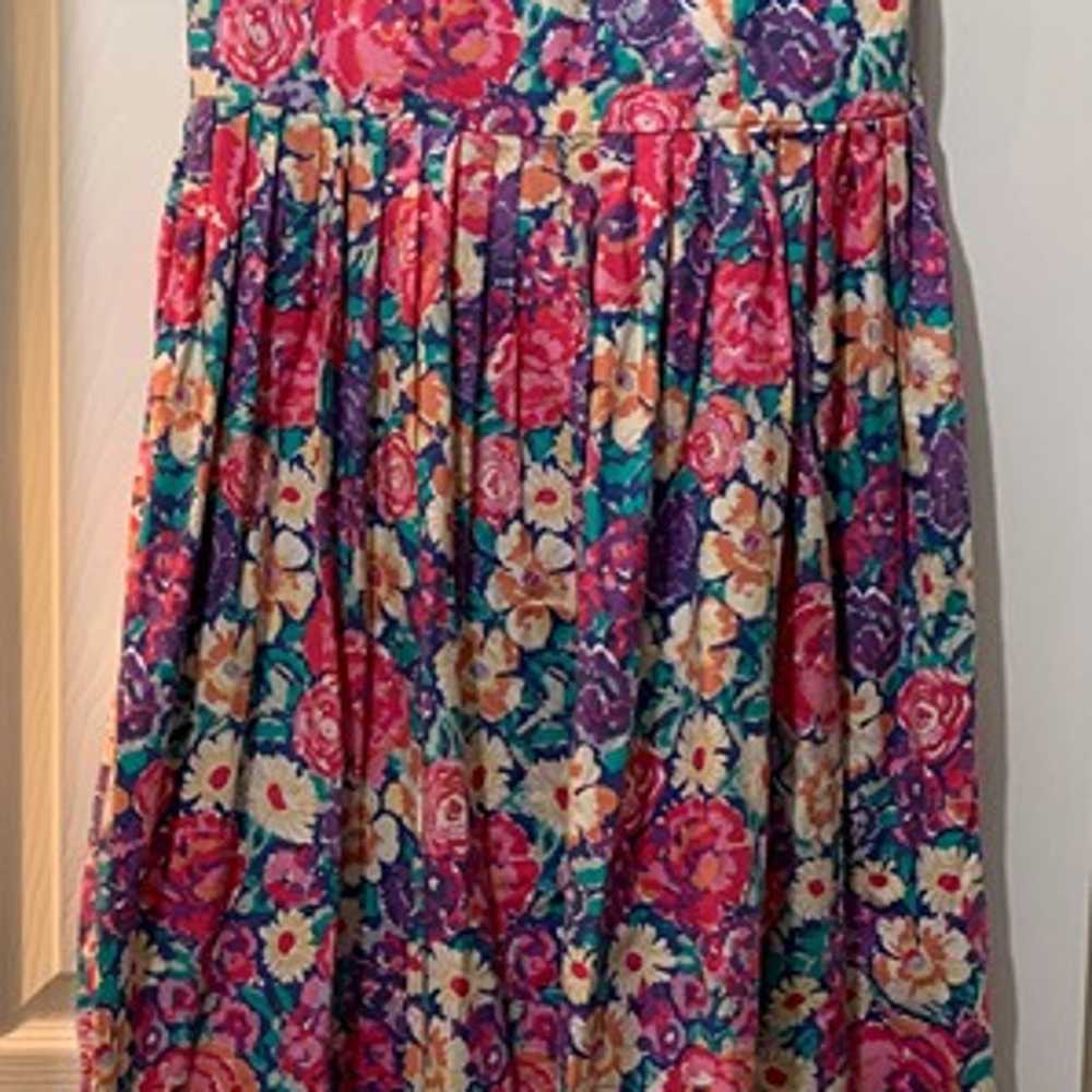 Laura Ashley Vintage Floral Dress Made in Great B… - image 1