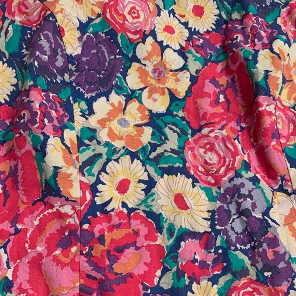 Laura Ashley Vintage Floral Dress Made in Great B… - image 3