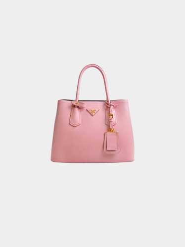 Prada 2018 Light Pink Saffiano Cuir 2-Way Handbag