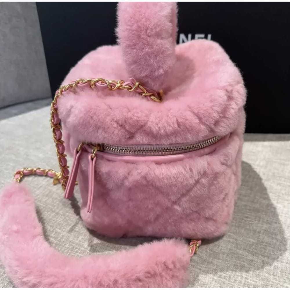Chanel Vanity faux fur handbag - image 9