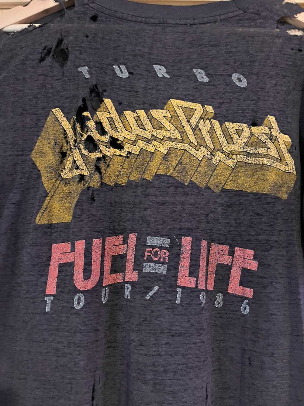 Vintage Paperthin Judas Priest 1986 Fuel for Life… - image 3