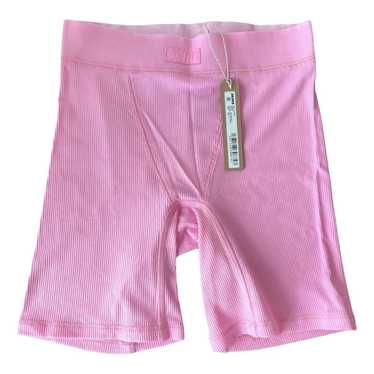 SKIMS: Purple Soft Lounge Boxer Boy Shorts