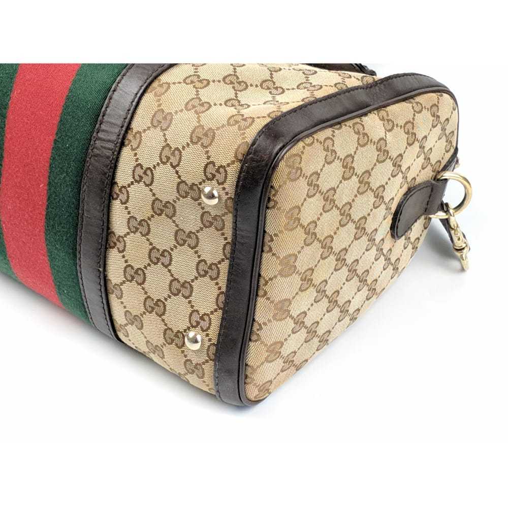 Gucci Boston cloth satchel - image 10