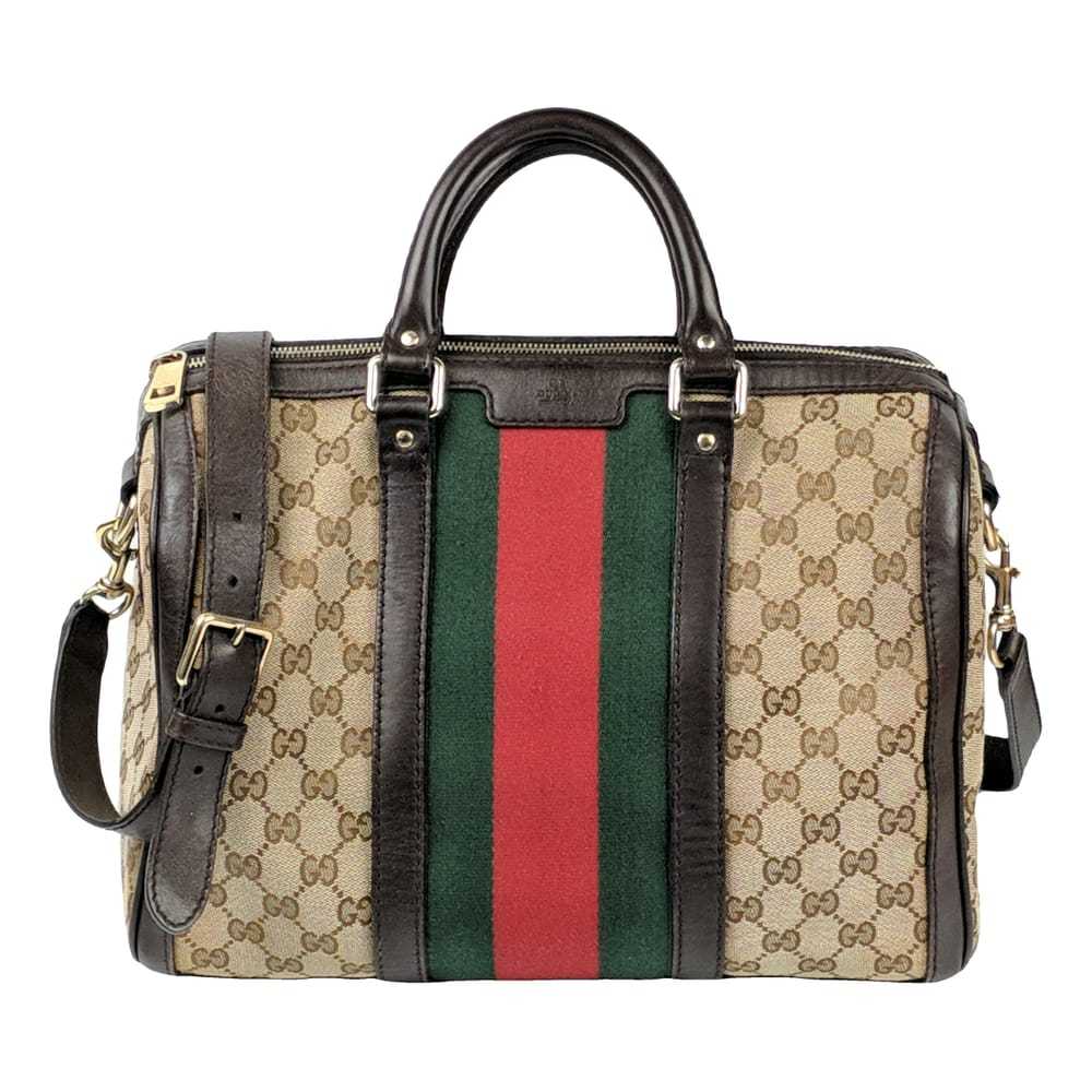 Gucci Boston cloth satchel - image 1