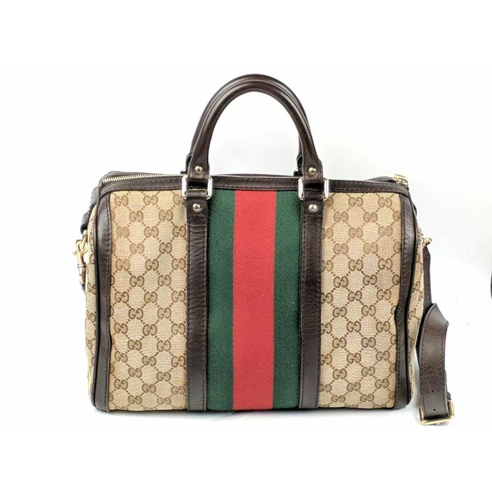Gucci Boston cloth satchel - image 2