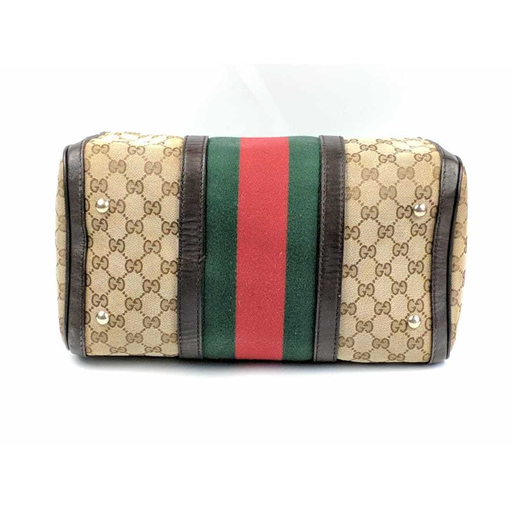 Gucci Boston cloth satchel - image 4