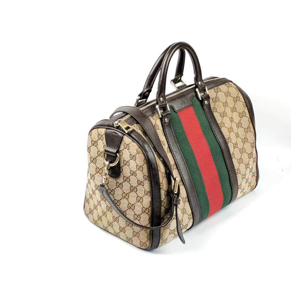 Gucci Boston cloth satchel - image 7