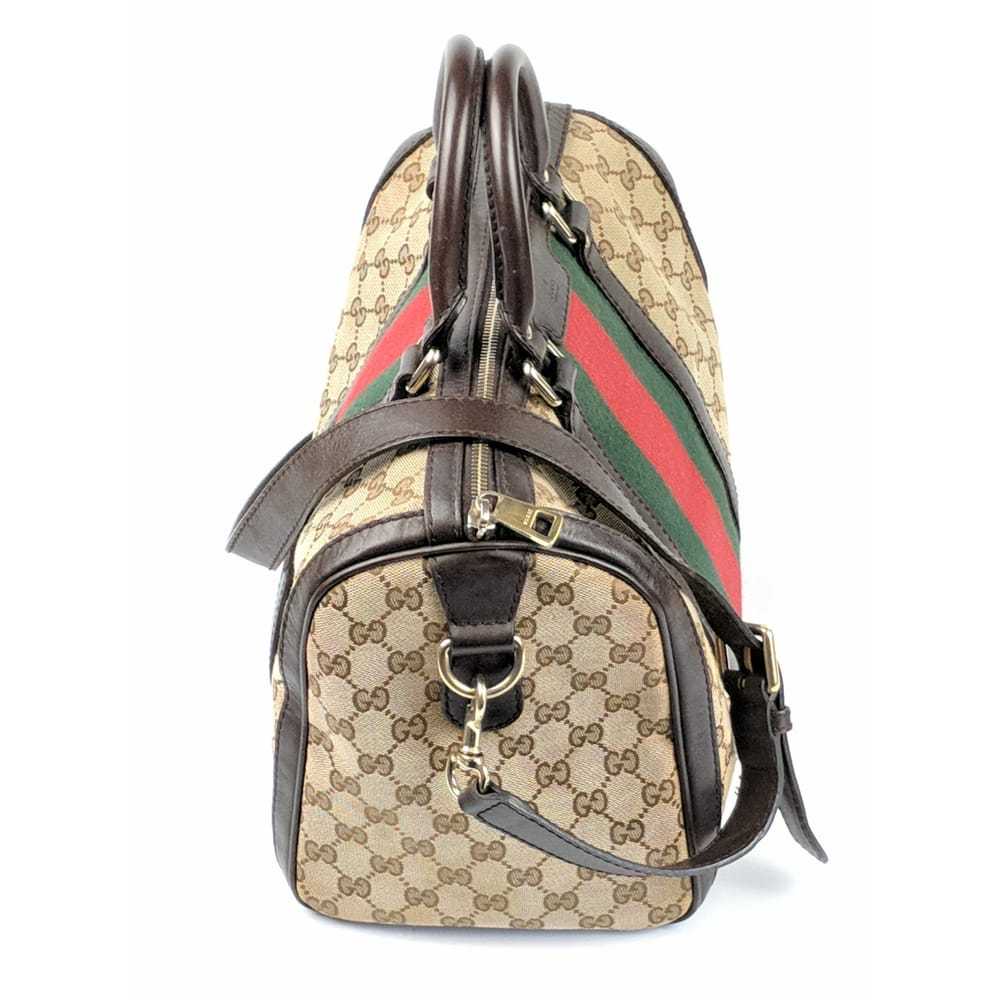 Gucci Boston cloth satchel - image 8