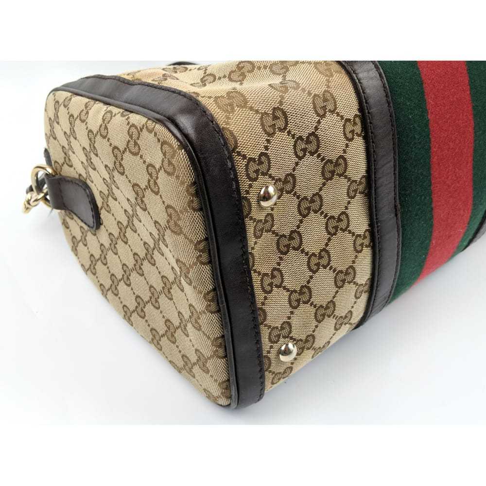 Gucci Boston cloth satchel - image 9