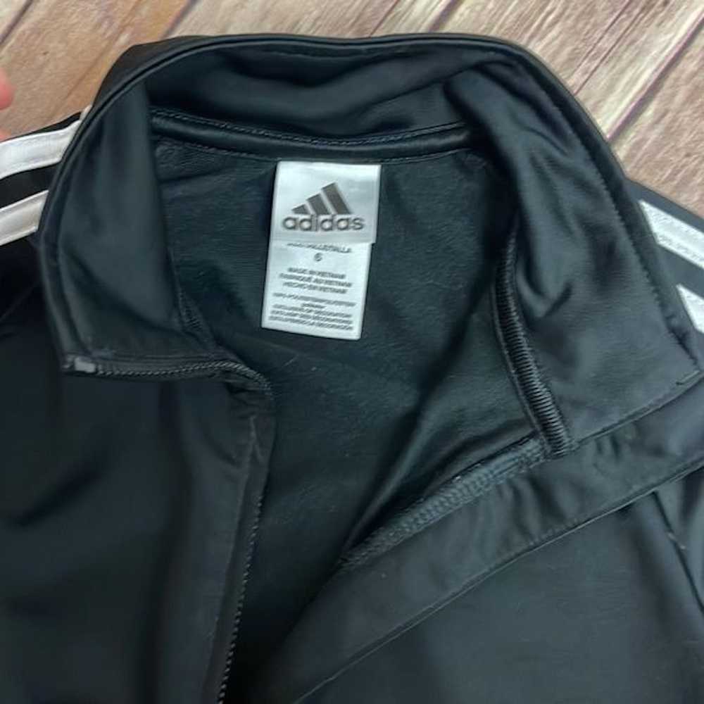 Adidas Adidas zippered jacket - black size 6 kids - image 2