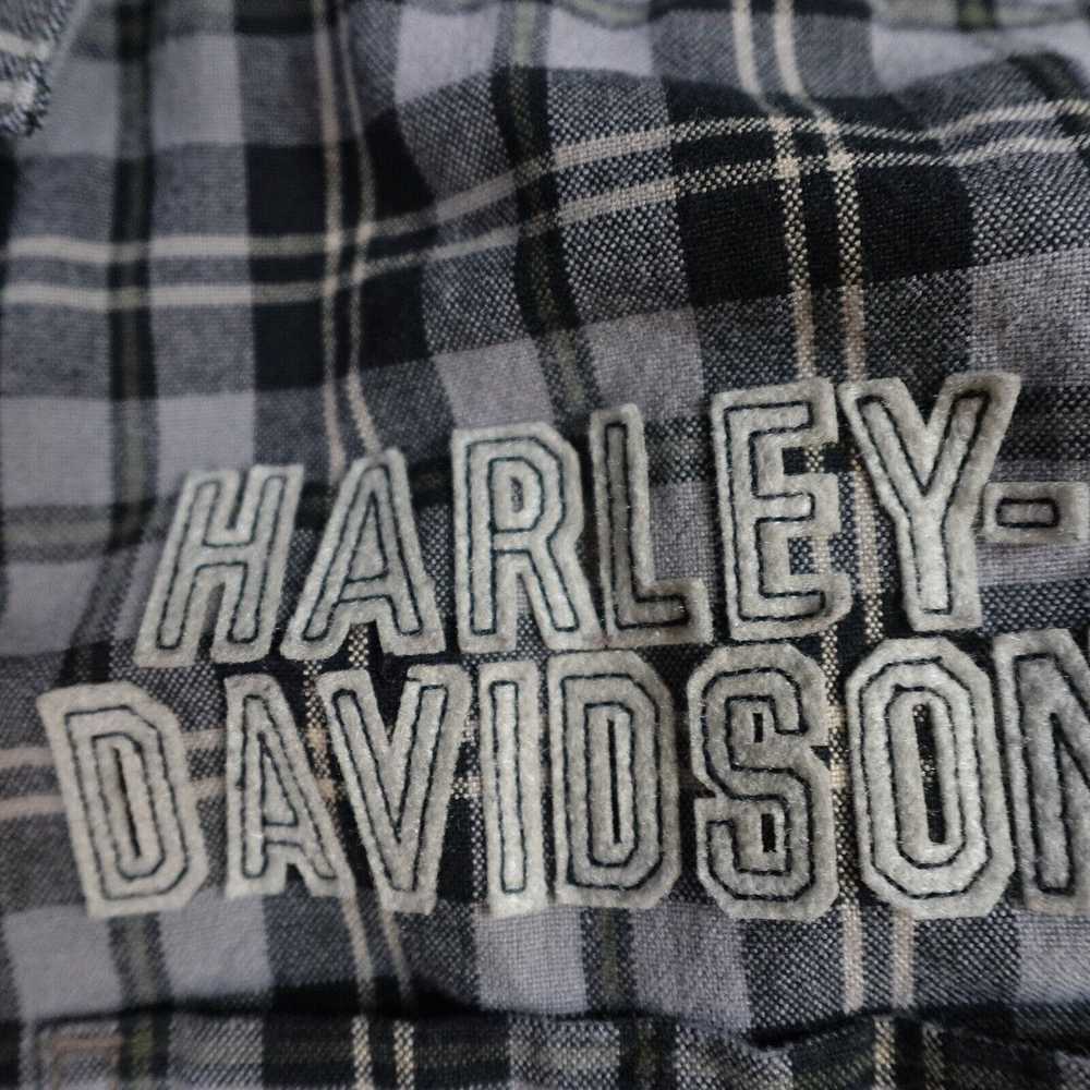 Harley Davidson Harley Davidson Flannel Shirt M G… - image 3