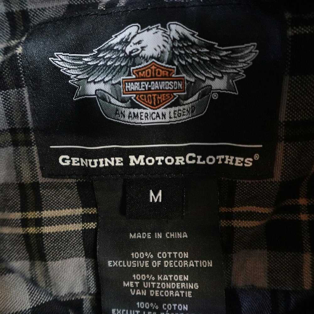 Harley Davidson Harley Davidson Flannel Shirt M G… - image 4