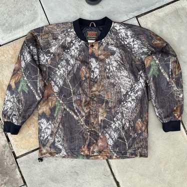 Mossy Oaks × Vintage Y2K Woodland Camo Bomber Mos… - image 1