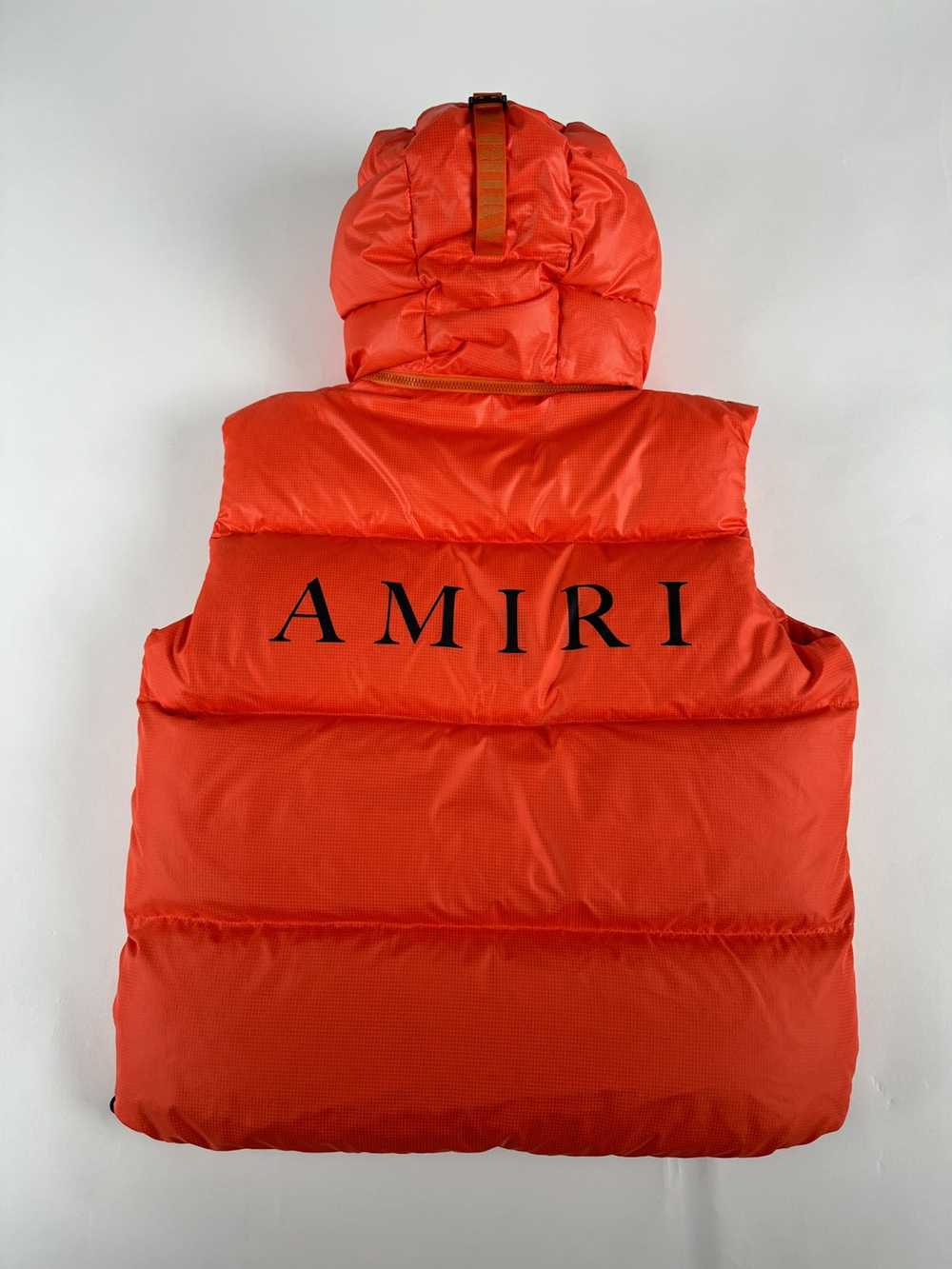 Amiri Amiri Orange Gilet Down Puffer Vest - image 12