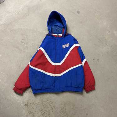 Vintage 1980s NFL New York Giants DeLong Puffer Quilted online Zip Up Jacket